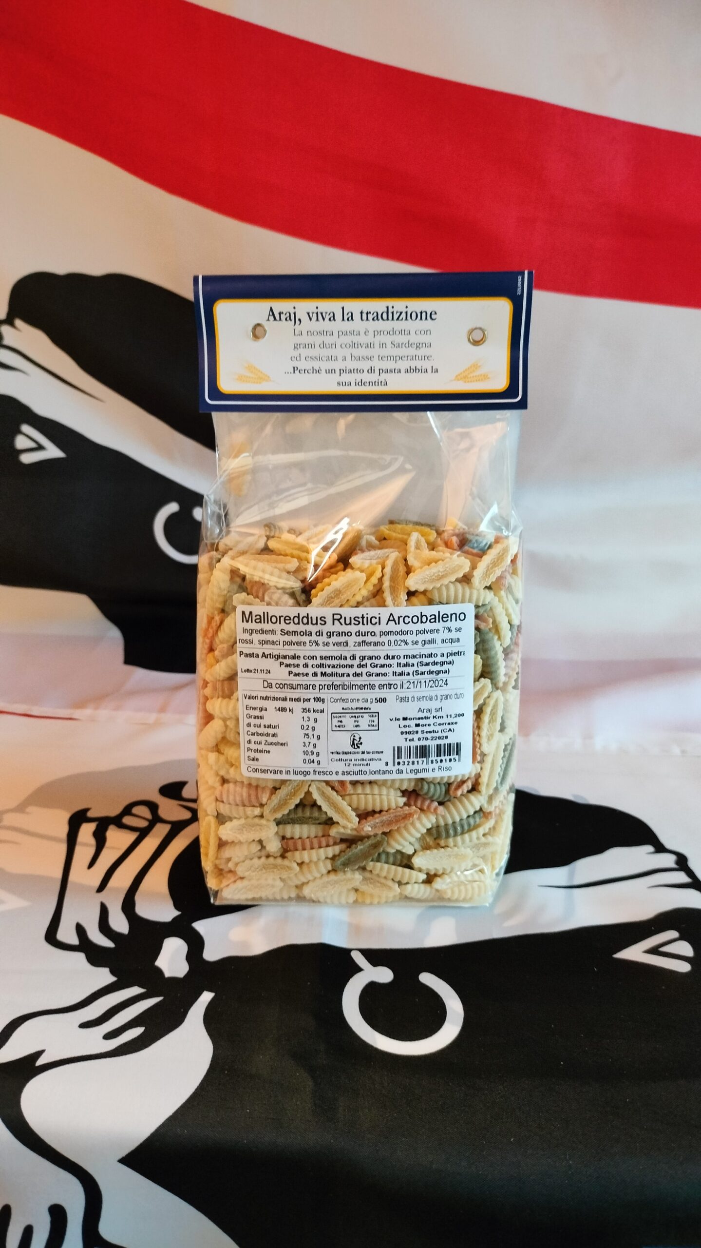 Malloreddus Tricolore - Peso netto 500 gr - immagine 2