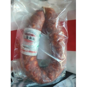 Salsiccia Sarda al Peperoncino - Peso netto 400 gr ca